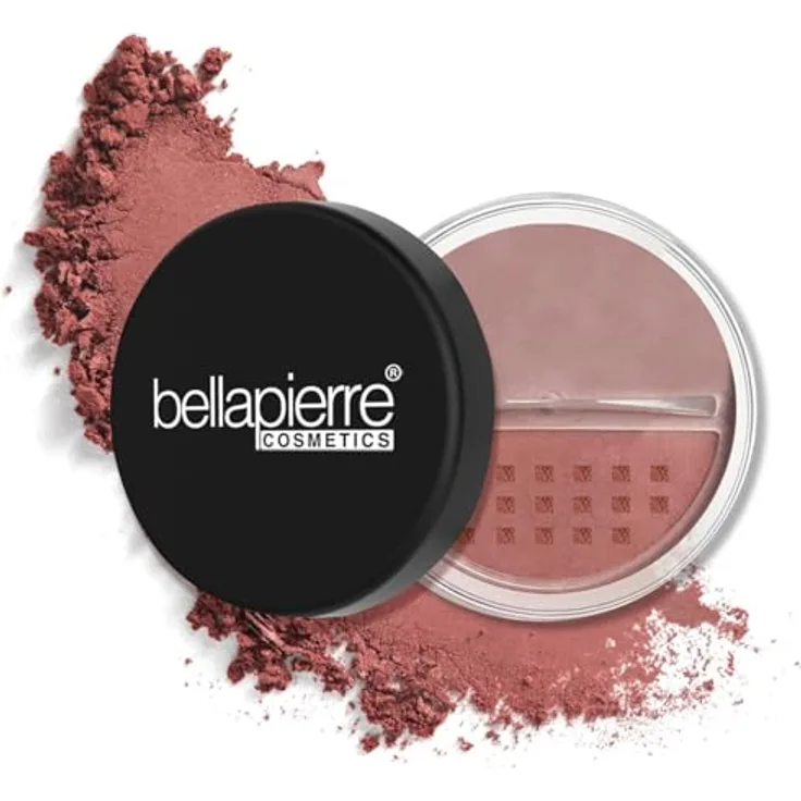 Bellápierre Cosmetics Teint Loose Mineral Blush, mineralhaltiges Rouge für natürliche Wangenbetonung, 4 g