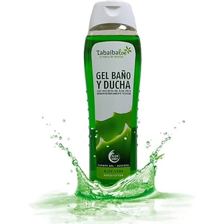 Tabaibaloe TABAIBA Aloe Vera Duschgel, 750 ml - feuchtigkeitsspendend, hautfreundlich, ideal für empfindliche Haut