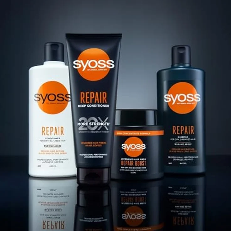 Syoss Repair Intensive Trockenhaar Conditioner 250ml - für trockenes und strapaziertes Haar, Japan-inspiriert – Bild 3