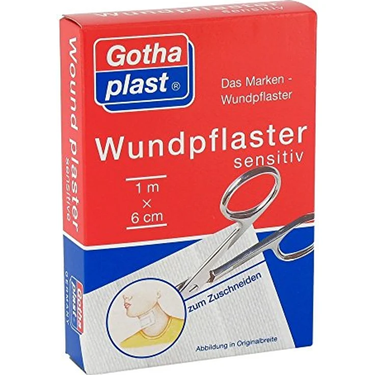 Gothaplast Gothaplast Wundpfl.sensitiv 6 cmx1 m geschnitten, 1 m – Bild 2