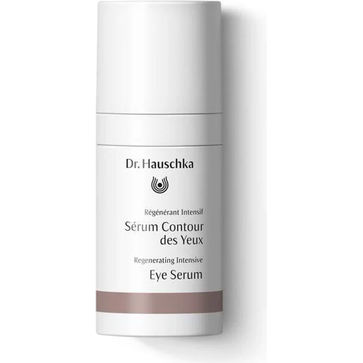 Dr. Hauschka Regenerating Intensive Eye Serum, Augenpflege für reife Haut mit Mandel- und Mohnöl, 15 ml