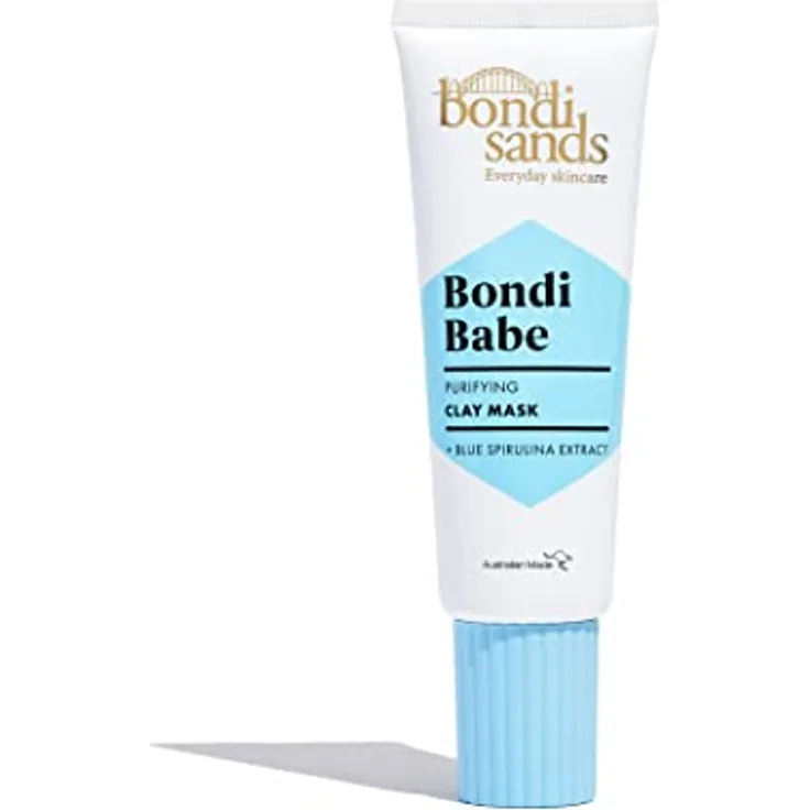 Bondi Sands - Bondi Babe Clay Mask - Detox-Gesichtsmaske mit Tonerde, gegen Rötungen, Unreinheiten und Mitesser, feuchtigkeitsspendend, 75 ml