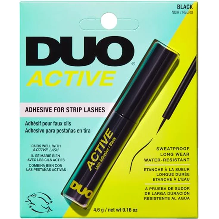 Ardell Duo Active Adhesive Black, Wimpernkleber für falsche Wimpern, schnelltrocknend, 4.5 g – Bild 1