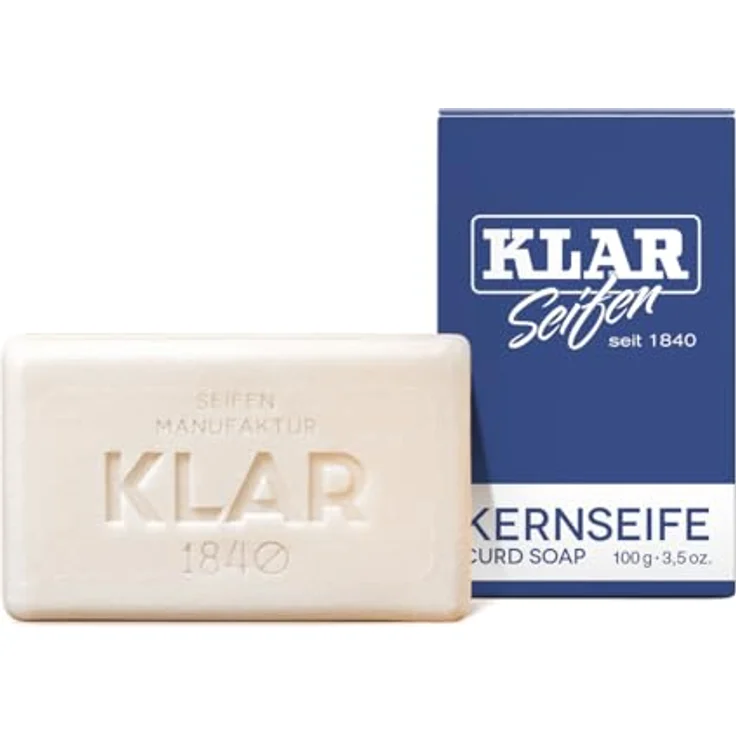 Klar Seifenmanufaktur Kernseife 100 g Palmölfrei für Alle Hauttypen geeignet – Bild 2