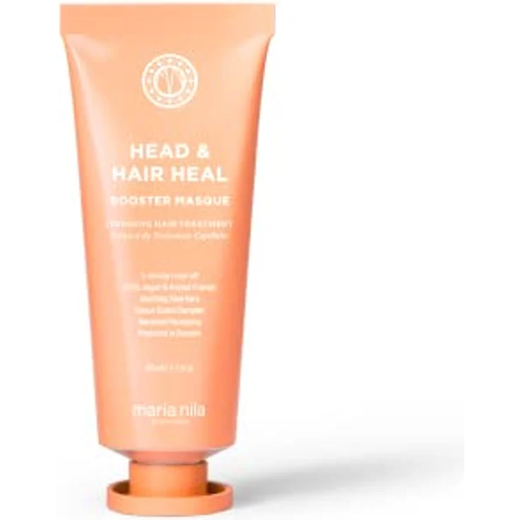 Maria Nila Head & Hair Heal Booster Masque, 50 ml - Intensive Pflege für Kopfhaut & Haar - Feuchtigkeitsspendende Haarmaske für Glanz & Geschmeidigkeit - Vegan & Tierfreundlich - Reisegröße – Bild 1
