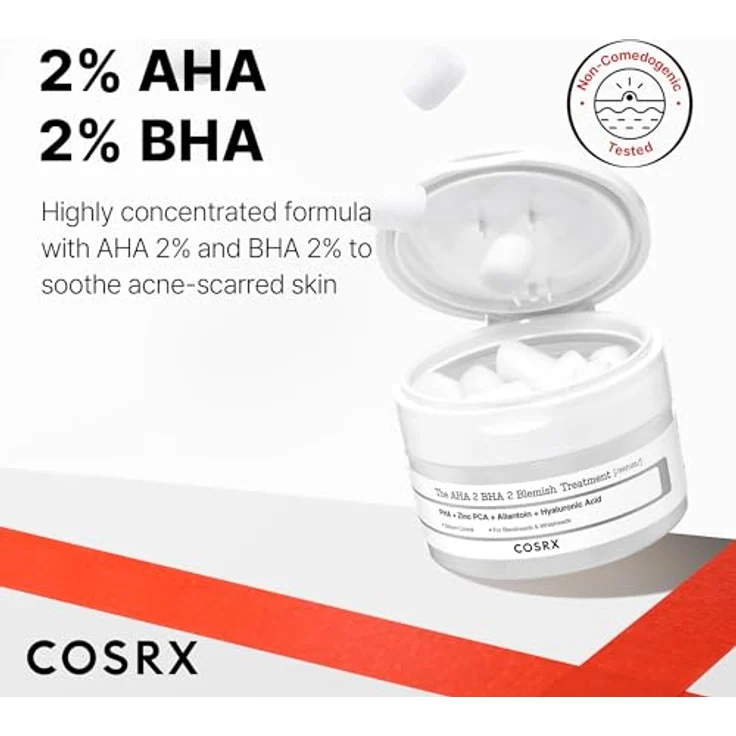 COSRX AHA 2 BHA 2 Serum, Gesichtscreme zur Behandlung von Hautunreinheiten mit 2% Glykolsäure und 2% Salicylsäure, 120 g – Bild 6