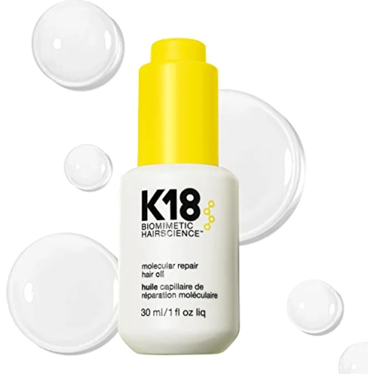 Generisch K18 Molecular Repair Hair Oil - Schwereloses Öl stärkt, repariert Schäden, reduziert Frizz, verbessert den Glanz für alle Haartypen - 30 ml, 0.15 pounds – Bild 1