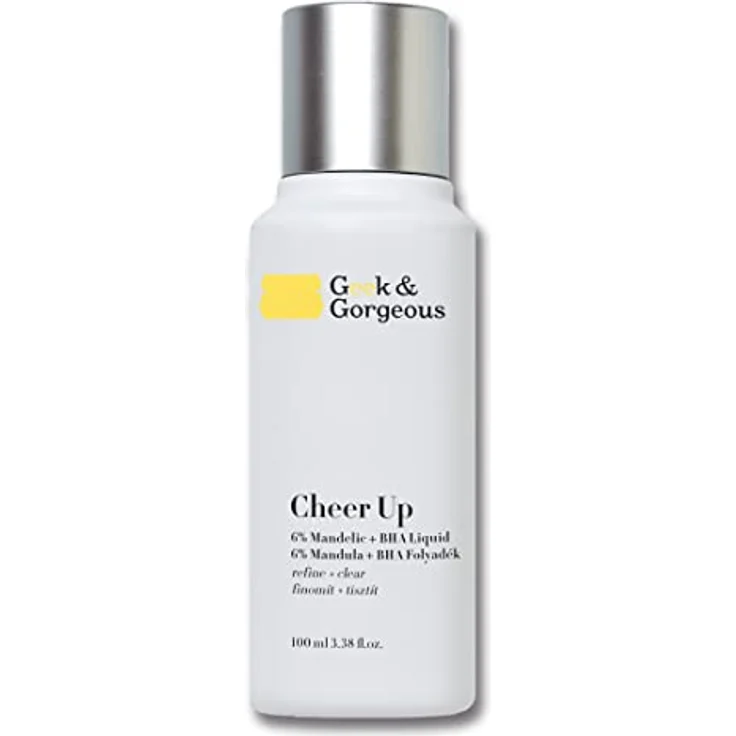 Geek & Gorgeous - Cheer up - Chemisches Peeling für das Gesicht mit Mandelsäure und BHA-Säure,wirkt gegen Akne, Mitessern und vergrößerten Poren,für Mischhaut und Ölige Haut, 100 ml – Bild 1