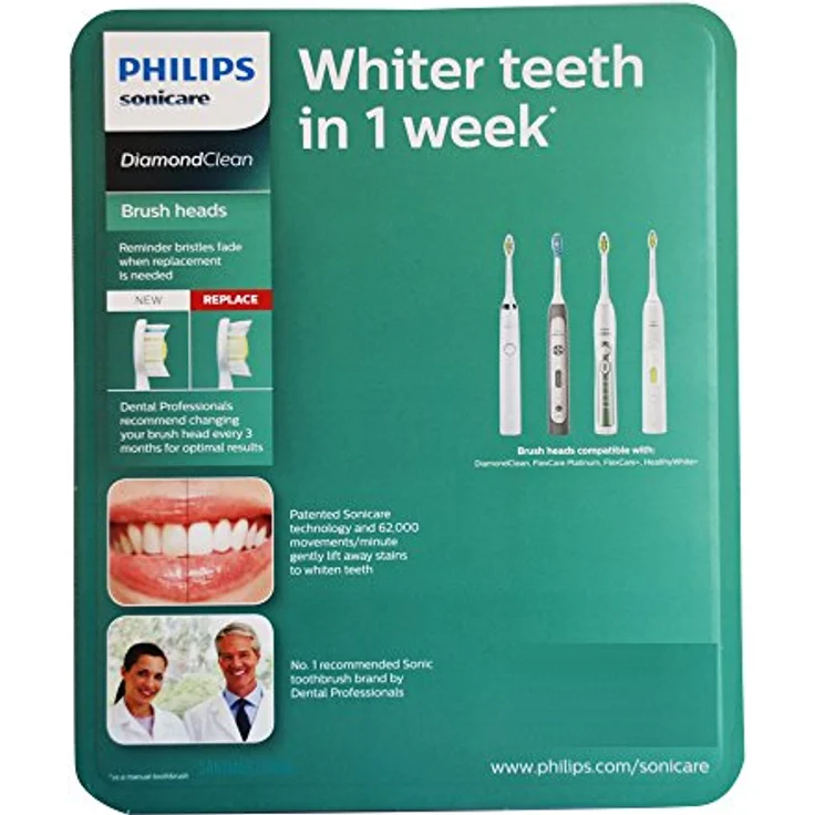 Philips Sonicare HX6068/26 DiamondClean gegen Plaque 8er-Pack – Bild 3