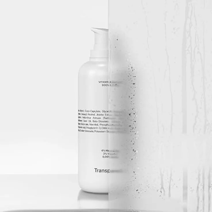 Transparent Lab Vitamin Enriched Bodylotion, Anti-Aging Körperlotion mit Vitaminen A, B3, B5 und E, 200 ml – Bild 2
