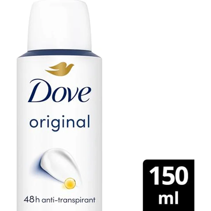 Dove Spray Original 0% Deodorant 150 ml – Bild 3
