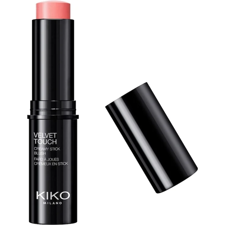 KIKO Milano Velvet Touch Creamy Stick Blush, 10 g, Golden Peach, cremige Textur, pflegende Öle, für empfindliche Haut