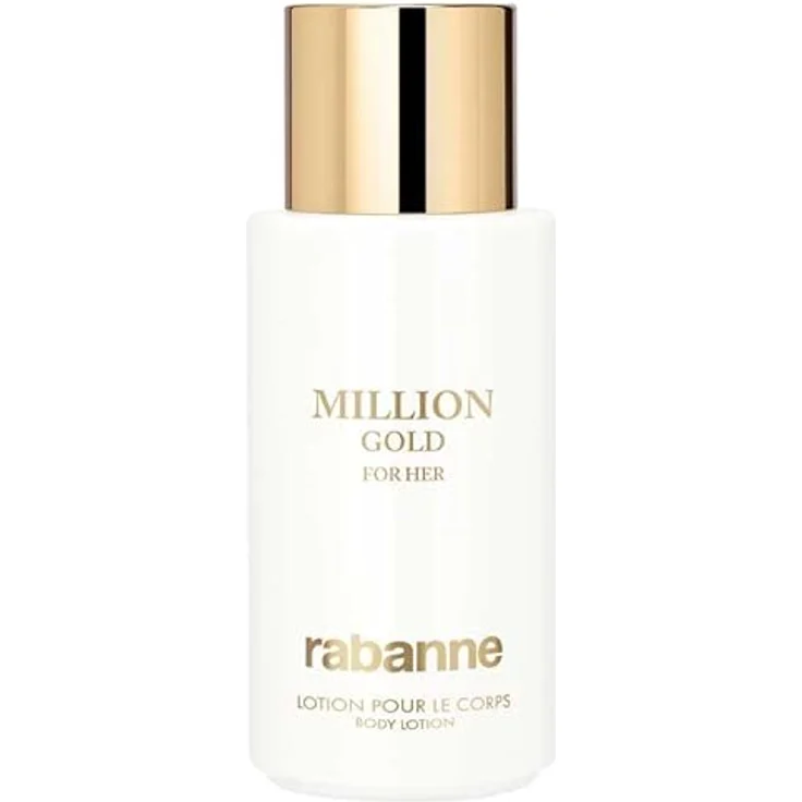 Paco Rabanne Million Gold For Her, Bodylotion mit blumigem Duft und feuchtigkeitsspendender Formel, 200 ml – Bild 1