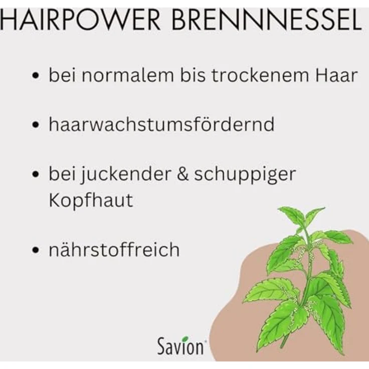 Savion 4+1 Bio Haarseife Brennessel | Natürliche Haarpflege | 5x 85gr Vegan | Handgemacht | Palmölfrei | Plastikfrei – Bild 3