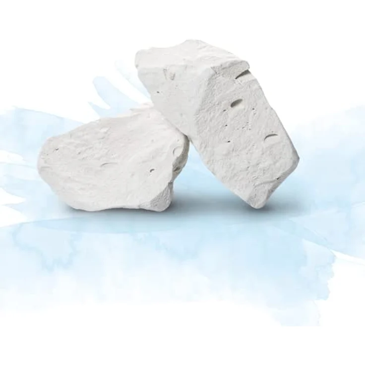MeraSan Original Rügener Dreikronen Heilkreide Pulver 2 kg – Basische Schlämmkreide für Pflege – Vegan, schneeweiß – Bild 2
