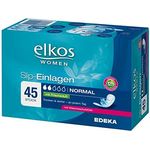 Elkos Slipeinlagen Normal – zuverlässiger Schutz, hautfreundlich & atmungsaktiv, ideal für den Alltag, 45 Stück