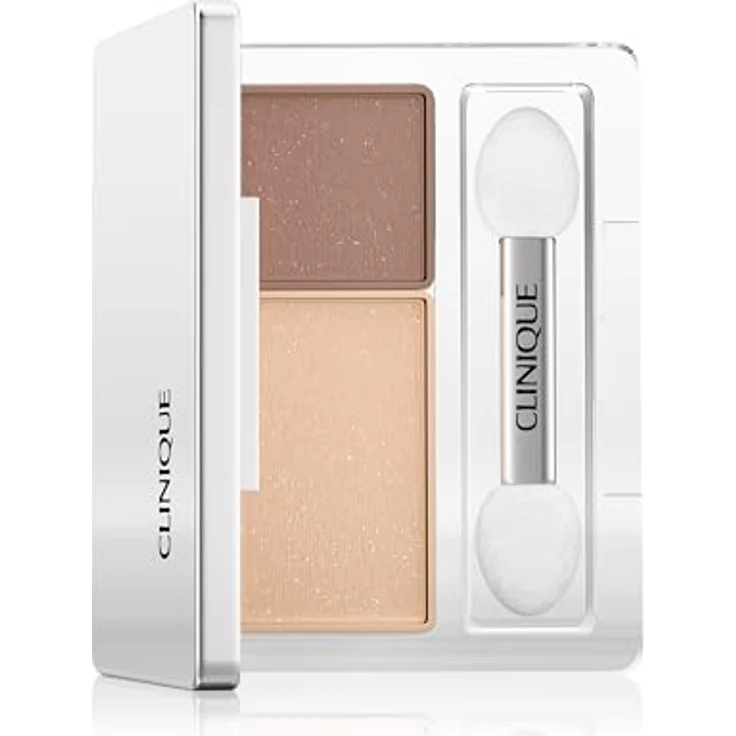 Clinique All About Shadow™ Duo, Lidschatten in Like Mink - Shimmer, 1,7 g, langanhaltend und leicht aufzutragen – Bild 2