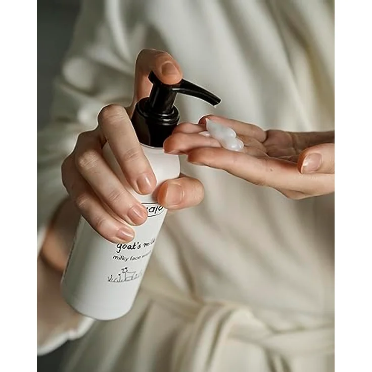 Ziaja Goat's Milk sanftes Reinigungsgel für das Gesicht, 200 ml, gründliche Gesichtspflege für Damen, regenerierend und erfrischend – Bild 2