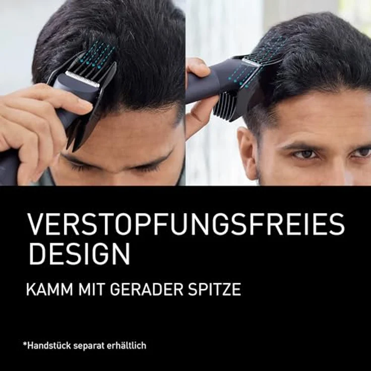 Panasonic HAARSCHNEIDERSET PROFFESIONAL (ER-CHC1-A301), Multishape Haarschneideaufsatz mit japanischer Klingentechnologie, 15 Längeneinstellungen – Bild 10