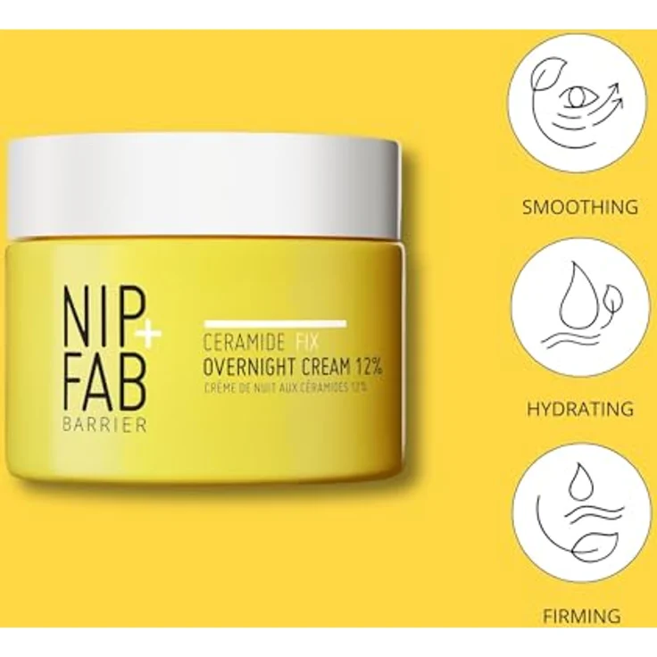NIP+FAB Ceramide Fix 12 %, regenerierende Nachtcreme mit Ceramiden, 50 ml, vegan und dermatologisch getestet – Bild 4