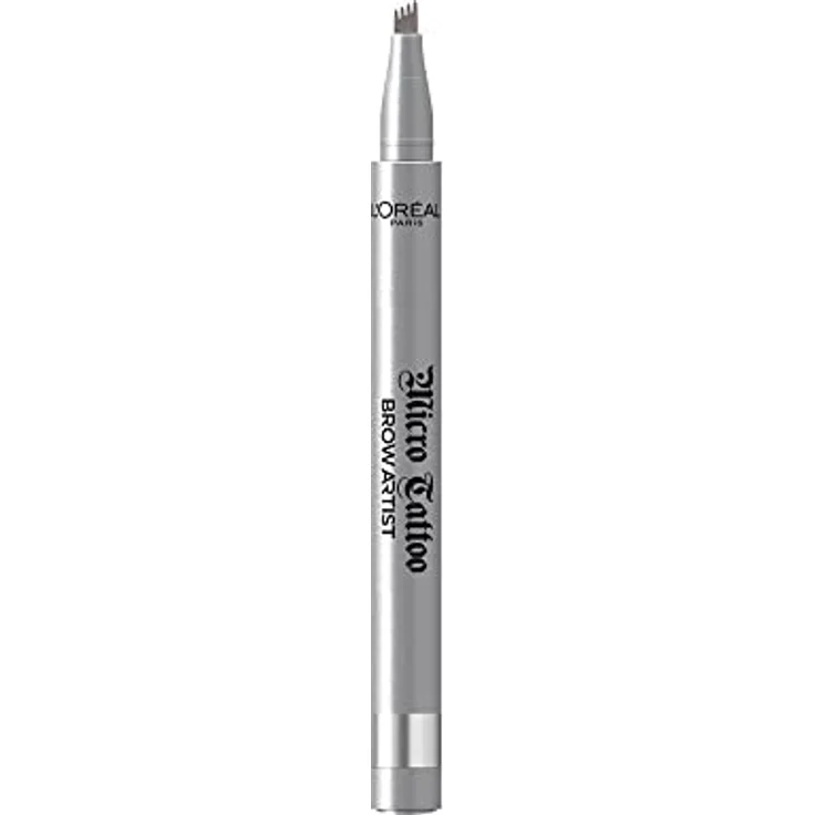 L’Oréal Paris Unbelieva Brow Micro Tatouage Augenbrauenstift, wischfeste Formel mit Dreizack-Spitze, 5 g, 104 - CHATAIN – Bild 1