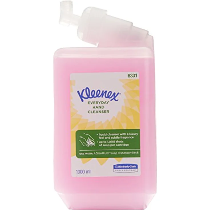 Kleenex Seife 6331 - Handreiniger für die tägliche Verwendung, Rosa, 1 L – Bild 1