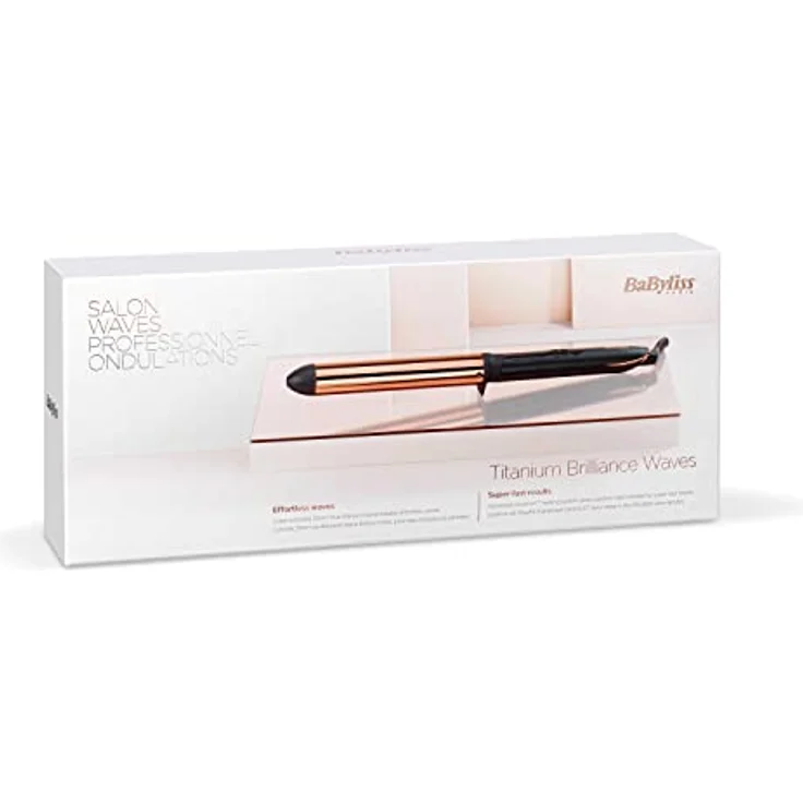 BaByliss Lockenstab C455E Salon Air Brilliance, Titanium-Keramik-Beschichtung 28 mm Aufsatz-Durchmesser Advanced Ceramics Heizsystem – Bild 8