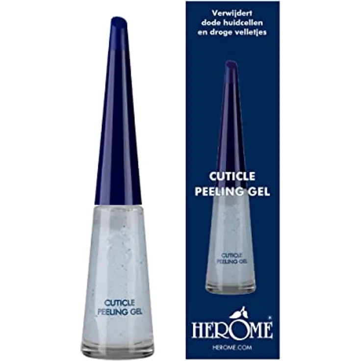 Herome Nagelhaut Peeling Gel (Cuticle Peeling Gel) - Für Eine Elastische Und Weiche Nagelhaut. Löst die fest sitzenden Nagelhäute und entfernt auf sanfte Weise lose Fetzen. - 10ml.