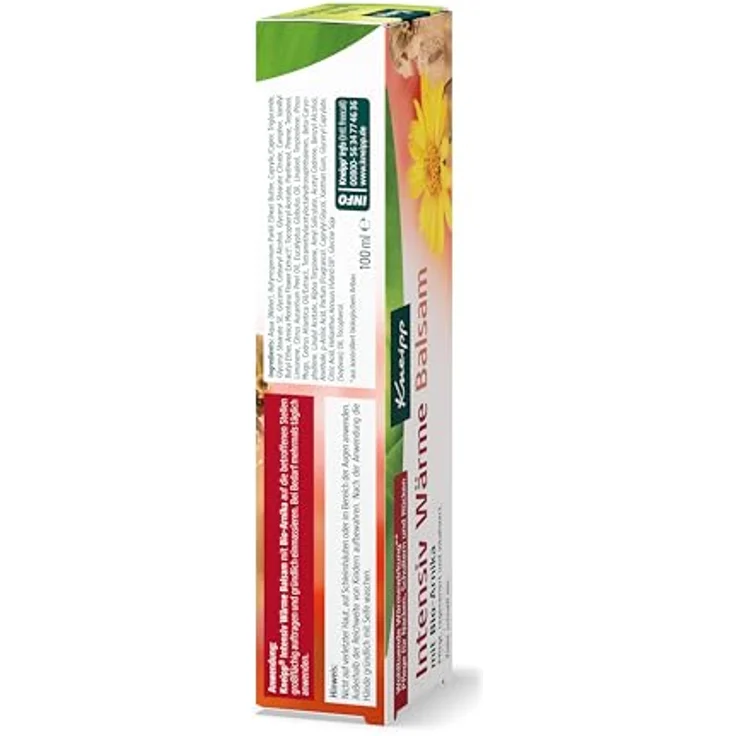 Kneipp Wärmebalsam mit Arnika - wohltuend nach körperlichen Aktivitäten - Wärmewirkung dermatologisch bestätigt - für Nacken, Schultern und Rücken - 100ml – Bild 2