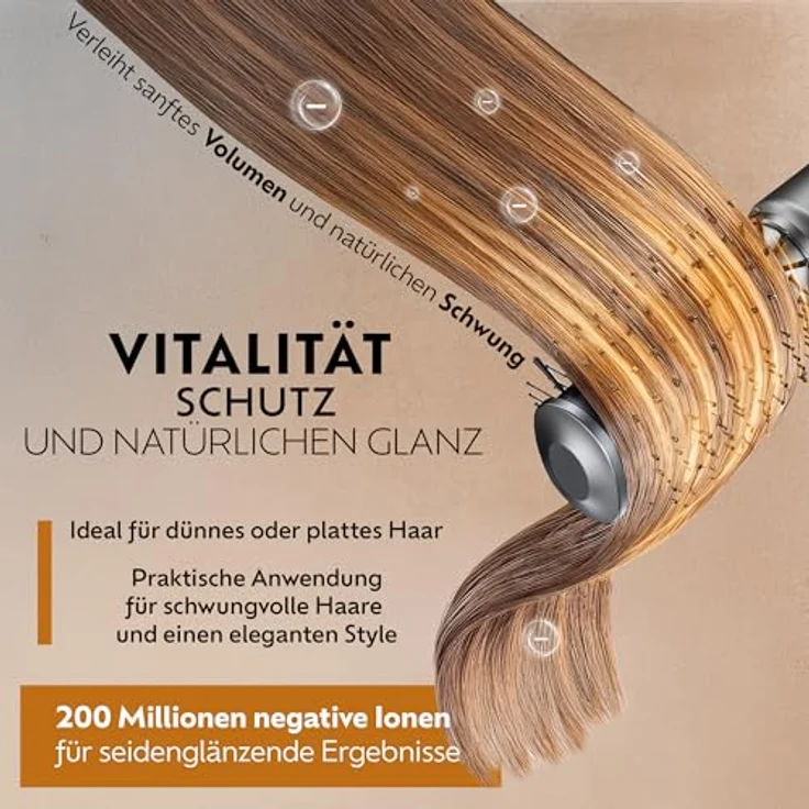 Ted Hilley OmniStyle - Multistyler mit automatischer Lockenfunktion, 200 Mio. Ionen, Thermo-Control, 5-in-1 Styling und 2,5 m Kabel – Bild 6