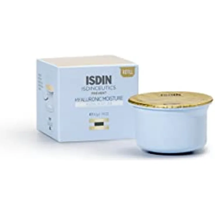 ISDIN ISDINCEUTICS Hyaluronic Moisture Normal to Dry Skin Refill, leichte Gesichtscreme mit reiner Hyaluronsäure und Antioxidantien, 50 g