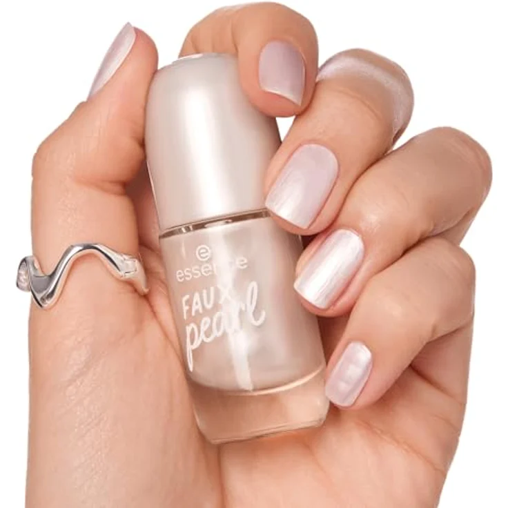 essence cosmetics gel nail colour, Nagellack Nr. 71, Weiss, langanhaltend, Expressergebnis, schnelltrocknend, glänzend, vegan, 1er Pack (8ml) – Bild 4