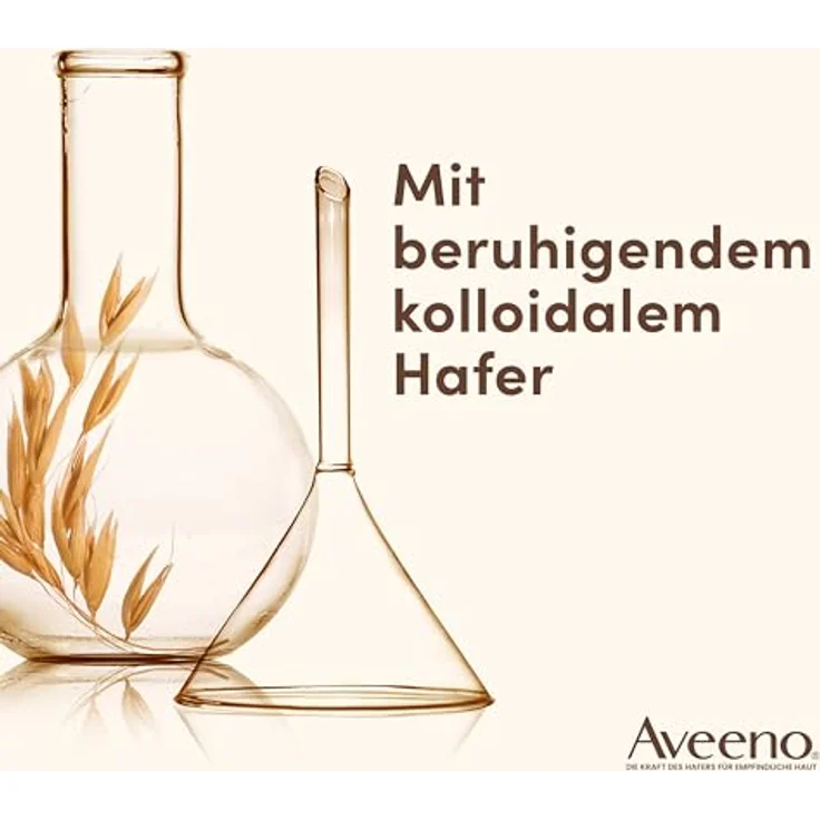 Aveeno Daily Moisturising seifenfreies Duschgel (500ml) für normale bis trockene Haut mit Hafer - vegane Pflegedusche – Bild 3