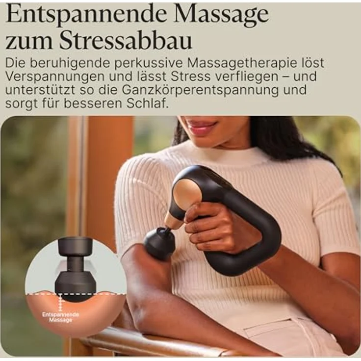 Therabody Theragun Sense 2, Massagepistole mit 5 Stufen und LCD-Display für geführte Routinen – Bild 3