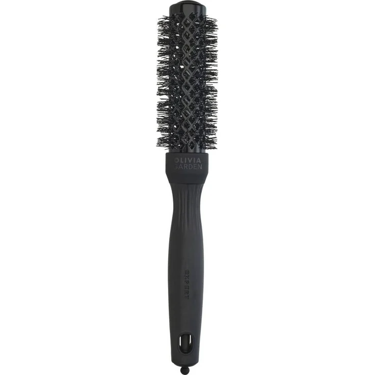 OLIVIA GARDEN Rundbürste EXPERT BLOWOUT SHINE Wavy Bristles Black Label - Turmalin-Bürste für ultra-glänzendes Haar – Bild 1