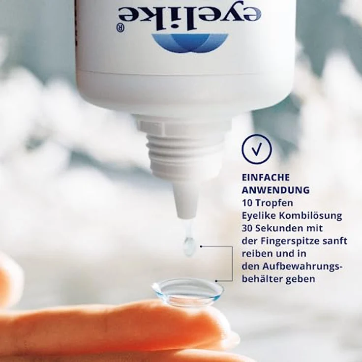 Eyelike Kombi-Lösung 360ml All-in-One-Lösung zur Reinigung, Desinfektion & Aufbewahrung – Bild 7