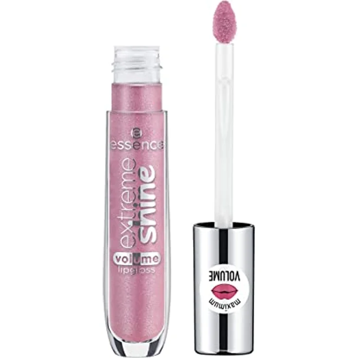 essence extreme shine volume lipgloss, Lip Gloss, Nr. 04 Purple Rain, violett, strahlend frisch, glänzend, transluzent, vegan, ölfrei, ohne Alkohol (5ml) – Bild 2