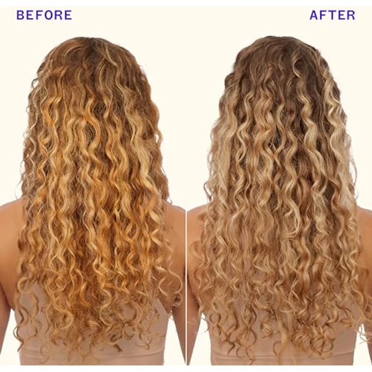amika BUST YOUR BRASS reparierender Conditioner für blondes Haar, 275 ml, neutralisiert Gelbstiche und pflegt tiefenwirksam – Bild 4