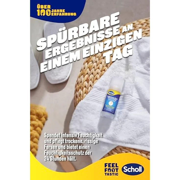 Scholl Intensiv Pflegender Fußbalsam Stick, 25% Urea, Epsom-Salz & ätherische Öle für sehr trockene, rissige Fersen – Bild 5