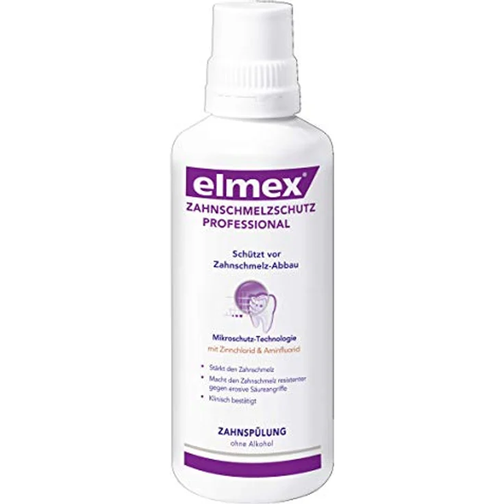 Elmex Zahnschmelzschutz Professional Zahnspülung, 400 ml, frischer Atem für empfindliche Zähne – Bild 4