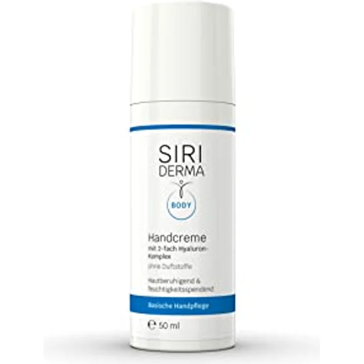 SIRIDERMA Basische Handcreme | Ohne Duftstoffe | 50 ml | Vegane Handcreme für raue und strapazierte Hände – Bild 2
