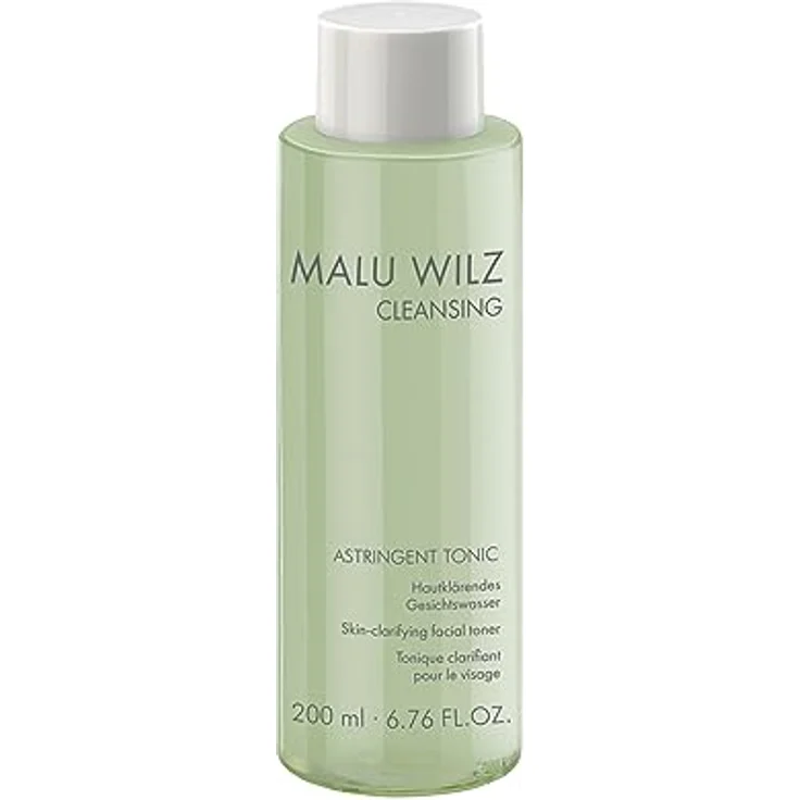 Malu Wilz Astringent Tonic 200 ml I Gesichtswasser mit Hefeproteinen & erfrischendem Pfefferminzöl I Skincare After Shave I Ohne Alkohol I Vegan – Bild 1