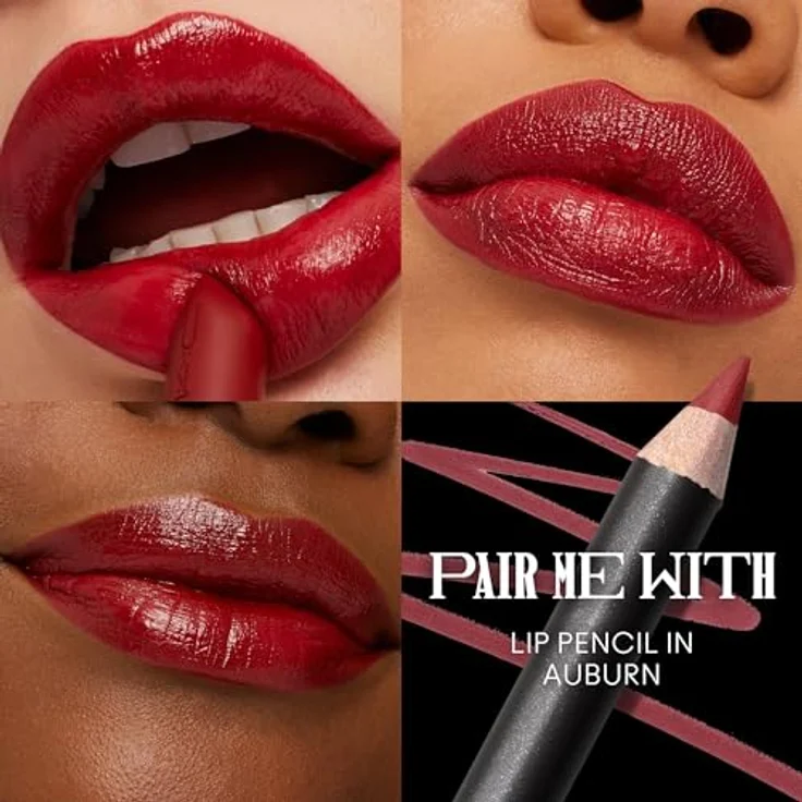 MAC Cosmetics Macximal Sleek Satin Lipstick 827 Dubonnet 3,5 g, weinrot – Bild 3