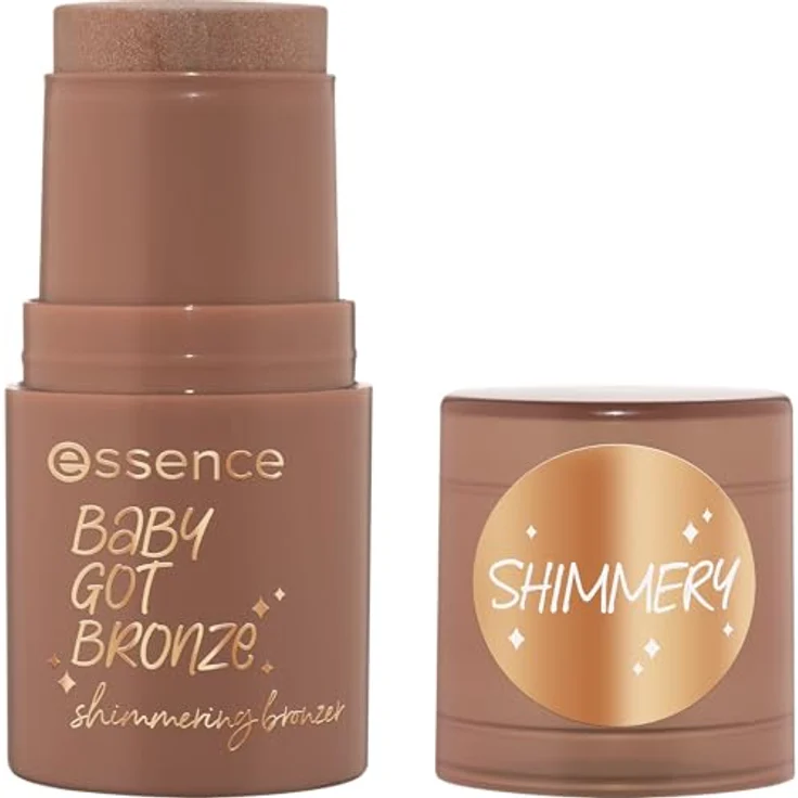 Essence BABY GOT BRONZE shimmering bronzer, Konturstift, Nr. 20, Braun, vegan, ohne Parabene, 5.5g – Bild 2