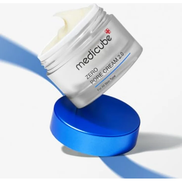 Medicube Zero Pore Cream 2.0, Gesichtscreme mit Hyaluronsäure, Panthenol und Allantoin zur Reduzierung von Poren, 50ml – Bild 4