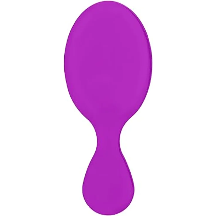 Wet Brush Haarbürste Mini Detangler Solid Print mit weichen IntelliFlex-Borsten, Mini-Reisebürste für alle Haartypen - (Violett) – Bild 2
