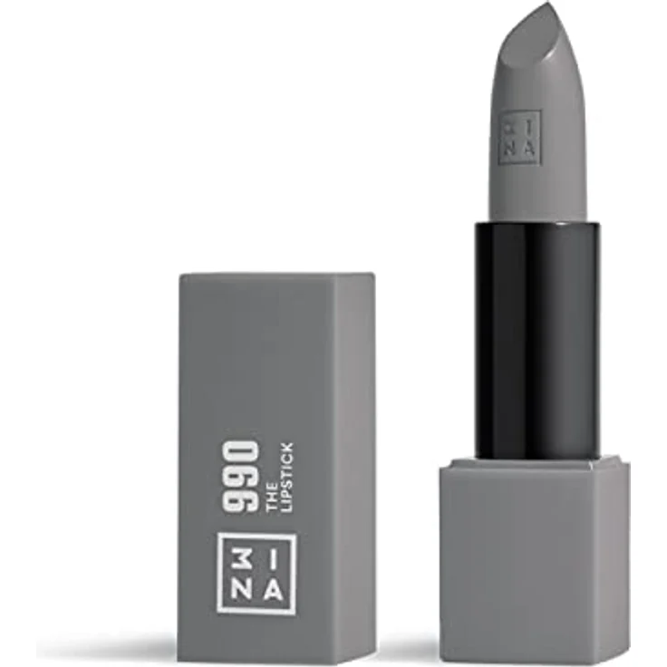3INA The Lipstick Lippenstift, 4,5 g, hohe Deckkraft, angenehme Textur, Farbe: Gray – Bild 1