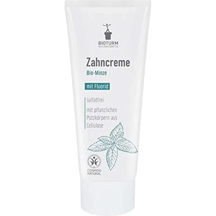 Bioturm Zahncreme, Minze mit Fluorid, 75ml (1)