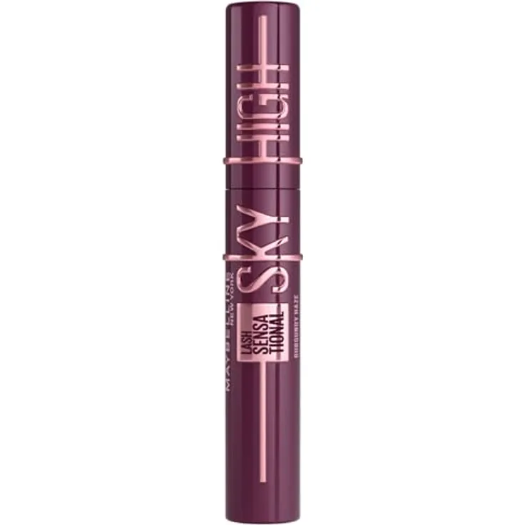 Maybelline New York Burgundy Wimperntusche für extrem lange Wimpern, Lash Sensational Sky High Mascara, Burgundy Haze, 7,2 ml