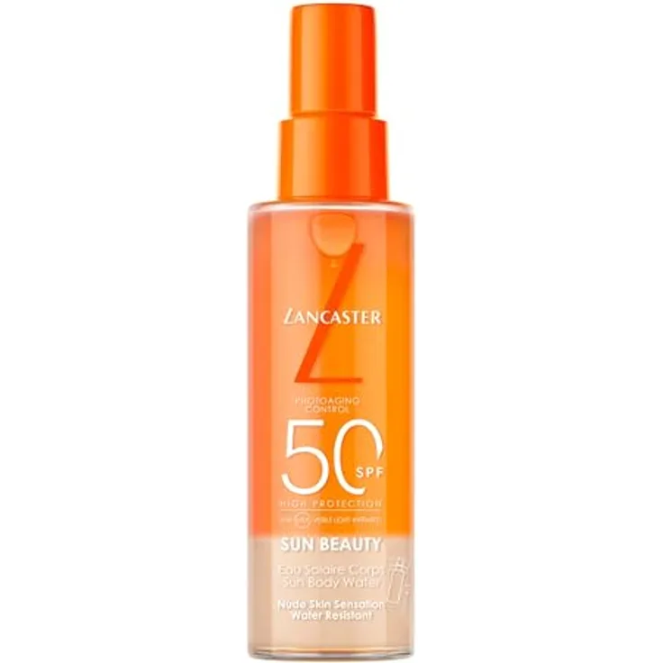 Lancaster Sun Beauty Sun Body Water SPF50, 100 ml - Schutz vor lichtbedingter Hautalterung, umfassender Sonnenschutz, für alle Hauttypen geeignet